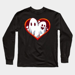 Two ghosts love Long Sleeve T-Shirt